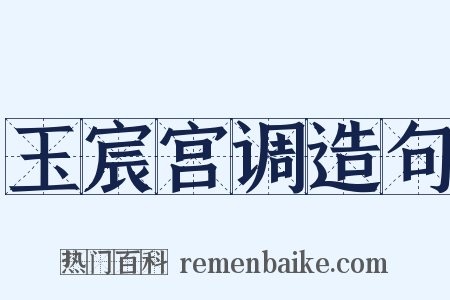 玉宸宫调造句是什么意思的图片